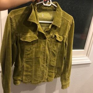 Corduroy green jacket